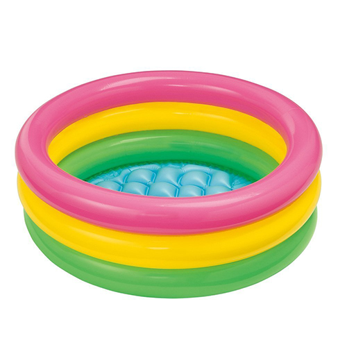 Multicolored Baby Swimming Pool For Kids- 58 X 13